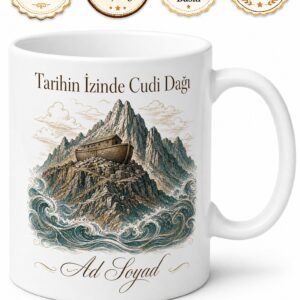 Şırnak Cudi Dağı Şehr-i Nuh Sefine Bölgesi Nuh Tufanı Efsanesi Kupa Bardak Hediye