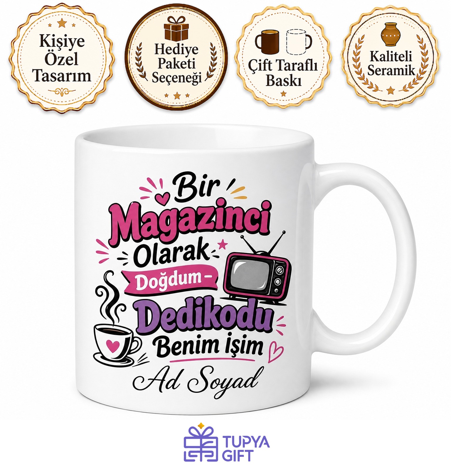 Sabah Kuşağı Magazin İzleyenlere Kim Kiminle Nerede Esprili Kupa Hediye