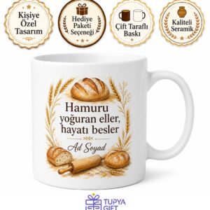Dünya Fırıncılar Günü Hediye Kupa Sıcacık Ekmek Kokusuyla Uyandıranlara Bardak