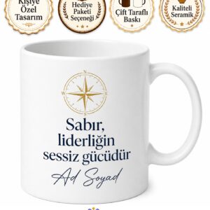 Ekip Liderine Özel Dünyanın En Sabırlı Yöneticisi Hediye Kupa Bardak