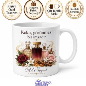 Parfüm Kullananlara Özel Tasarım Kupa Bardak Kalıcı Koku İmza Parfüm Hediye