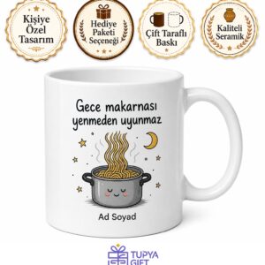 Öğrenci Yurdunda Suyu Kaynatanlara Gece Makarnası Hatırası Kupa Bardak Hediye