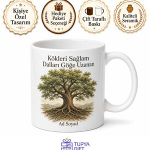 Dünya Ağaç Günü Kökleri Sağlam Dalları Göğe Uzananlara Kupa Bardak Hediye