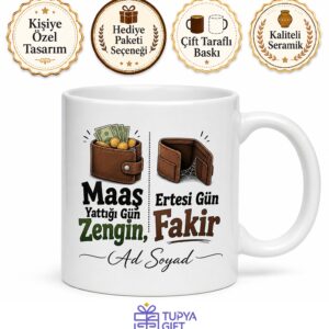 Maaş Yattığı Gün Zenginleşen Ertesi Gün Fakirleşen Memur Kupası Hediye