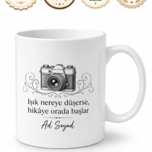Objektifin Efendisi Fotoğrafçı Anı Yakalayan Çay Kupası Hediye Bardak