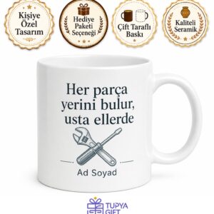 Kurgu Masası Uzmanı Montajcı Çay Kupası Hediye Bardak Özel Tasarım