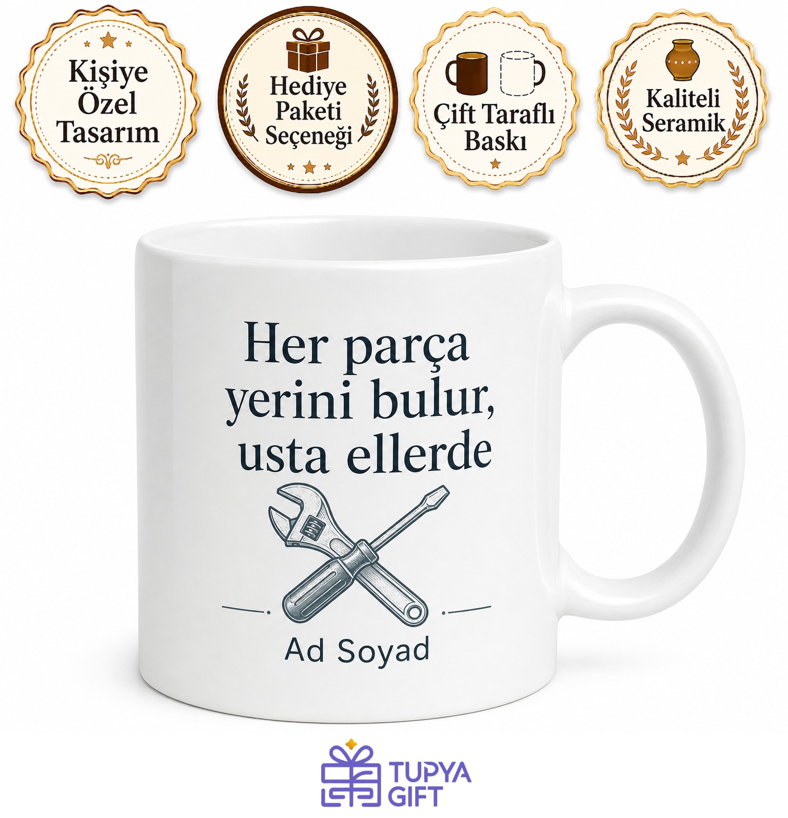 Kurgu Masası Uzmanı Montajcı Çay Kupası Hediye Bardak Özel Tasarım