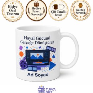 Görsel Efekt Büyücüsü Animasyon Ustası Çay Kupası Hediye Bardak