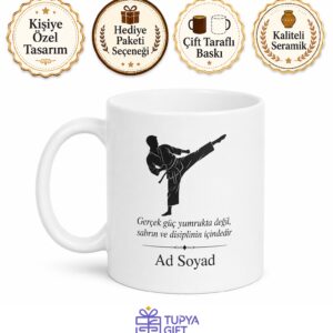 Savunma Sanatı Ustası Karate Eğitmeni Kahve Kupası Hediye Bardak