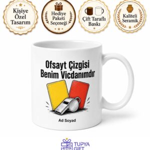 Sahaların Adaleti Hakem Esprili Kahve Kupası Komik Hediye Bardak