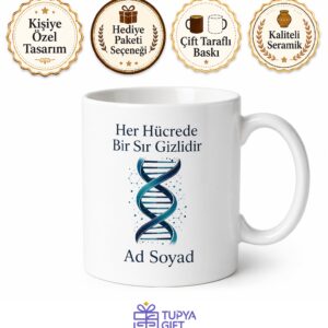 Hücrenin Sırrını Çözen Genetik Uzmanı Çay Kupası Hediye Bardak