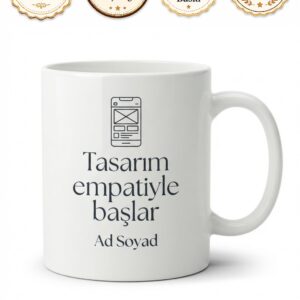 Kullanıcı Deneyimi Uzmanı UX Araştırmacısı Çay Kupası Hediye Bardak