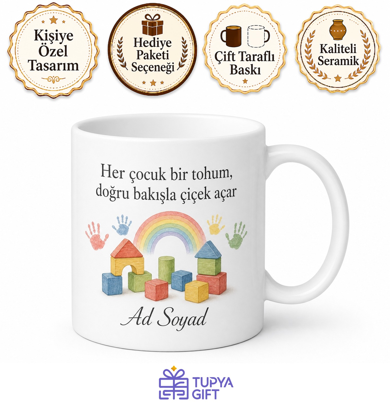 Çocuk Gelişim Uzmanı Kahve Kupası Kişiye Özel Baskılı Bardak Hediye