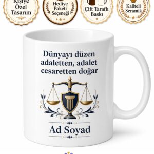 İnfaz Koruma Memuru İsme Özel Kupa Bardak Hediye