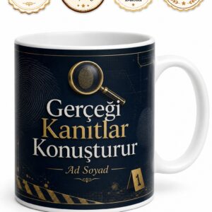 Olay Yeri İnceleme Uzmanı Delil Avcısı Kahve Kupası Hediye Bardak