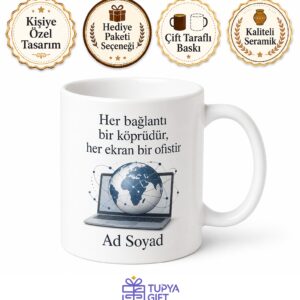 Uzaktan Çalışma Koordinatörü Dijital Göçebe Lideri Kahve Kupası Hediye
