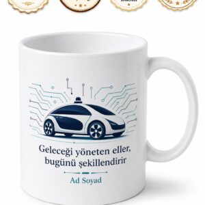 Otonom Araç Filo Yöneticisi Sürücüsüz Araç Kontrolörü Çay Kupası Hediye