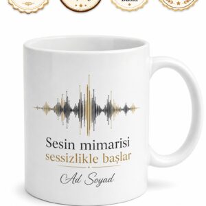 Ses Kayıt Stüdyosu Yöneticisi Akustik Mimarı Çay Kupası Hediye Bardak