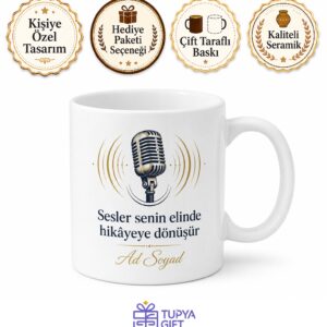 Dublaj Yönetmeni Seslerin Uyum Ustası İsme Özel Kupa Bardak Hediye