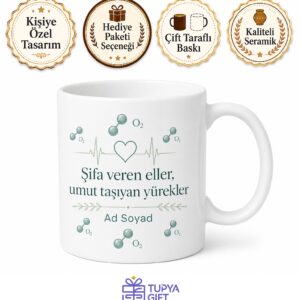 Ozon Terapi Uzmanı Kan Temizleme Terapisti Hediye Seramik Kupa Bardak