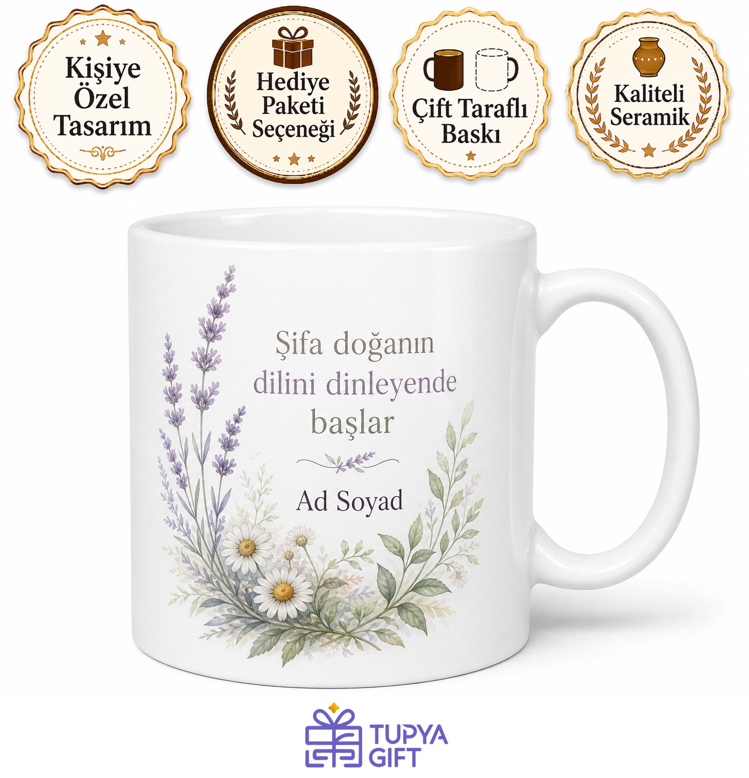 Homeopati Uzmanı Doğal Şifa Terapisti Çay Kupası Hediye Bardak