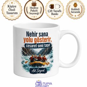 Rafting Rehberi Hırçın Suların Lideri Kahve Kupası Hediye Bardak
