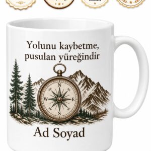 İzci Lideri Doğa Ve Disiplin Eğitmeni Kahve Kupası Hediye Bardak