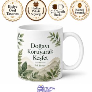 Ekolojik Turizm Rehberi Doğa Dostu Seyahat Uzmanı Kahve Kupası Hediye