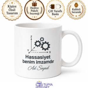 CNC Tezgah Operatörü Bilgisayarlı İşleme Ustası Kahve Kupası Hediye Bardak
