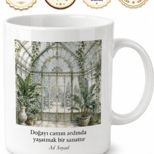 Kış Bahçesi Tasarımcısı Camdan Yaşam Alanı Mimarı İsme Özel Kupa Bardak Hediye