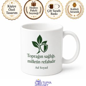İlaçlama Zirai Mücadele Uzmanı Bitki Koruyucusu Hediye Seramik Kupa Bardak