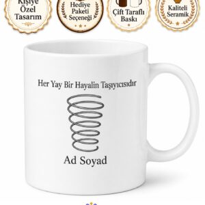 Yatak İmalat Yay Dizim İşçisi Konforun İskeleti Hediye Seramik Kupa Bardak