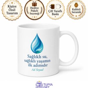 Su Deposu Temizlik Uzmanı Sağlıklı Suyun Bekçisi İsme Özel Kupa Bardak Hediye