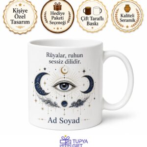 Rüya Tabircisi Bilinçaltı Simgelerinin Okuyucusu Çay Kupası Hediye Bardak