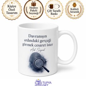 Profil Uzmanı Suçlu Davranış Analisti İsim Yazılı Kupa Bardak Hediye