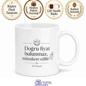 Pazarlık Uzmanı Satınalma Taktikçisi Seramik Kupa Bardak Hediye