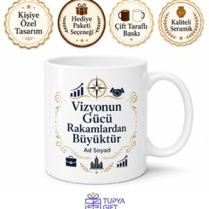 Sponsorluk Yöneticisi Etkinliklerin Finansal Lideri İsim Yazılı Kupa Bardak Hediye