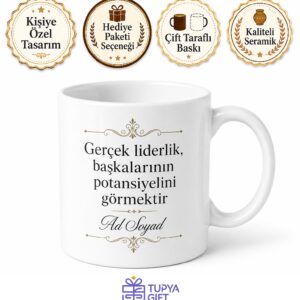 Yönetici Koçu Liderleri Parlatan Uzman İsme Özel Kupa Bardak Hediye