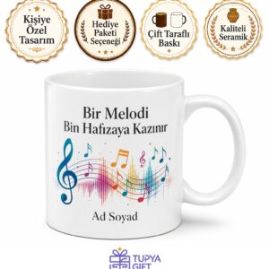 Jingle Bestecisi Reklam Müziklerinin Kulağa Kazınan Sesi Hediye Seramik Kupa Bardak