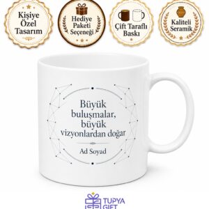Fuar Ve Kongre Organizatörü Sektör Buluşmaları Lideri Seramik Kupa Hediye