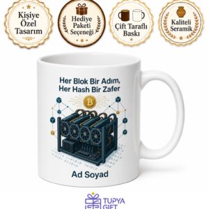 Kripto Para Madenciliği Çiftliği Yöneticisi Dijital Kazı Çay Kupası Hediye Bardak