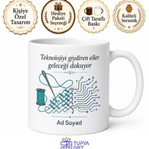 Giyilebilir Teknoloji Geliştiricisi Akıllı Kıyafet Mimarı Kahve Kupası Hediye Bardak