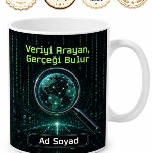 Siber İstihbarat Uzmanı İnternetin Derinliklerinde Arama Kahve Kupası Hediye