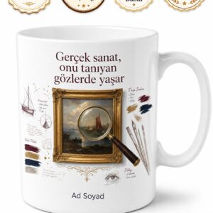 Sanat Eseri Sahteciliği Eksperi Tablo Dedektifi Hediye Seramik Kupa Bardak
