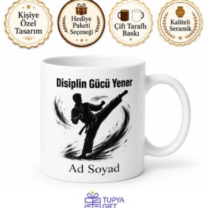 Martial Arts Is Life Dövüş Sanatları Hayattır İngilizce Temalı Kupa Bardak Hediye