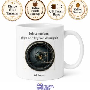 Fotoğraf Sanatı Kompozisyon Teknikleri Altın Oran Lens Diyafram Kupa Bardak Hediye