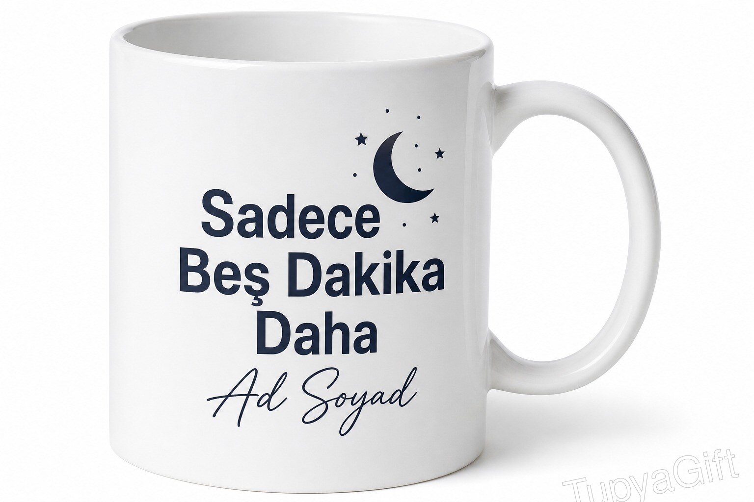 Sadece Beş Dakika Daha İngilizce Kahve Kupası Hediye
