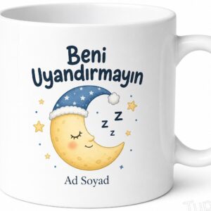Beni Uyandırmayın İngilizce Kupa Bardak Hediyelik