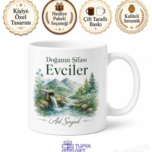 Afyonkarahisar Evciler Doğal Kaynak Suları Şifa Kupası Hediye Bardak