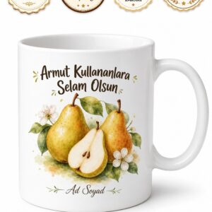 Armut Kullananlara Deveci Armudu Ankara Armudu Sulu Armut Kupa Bardak Hediye
